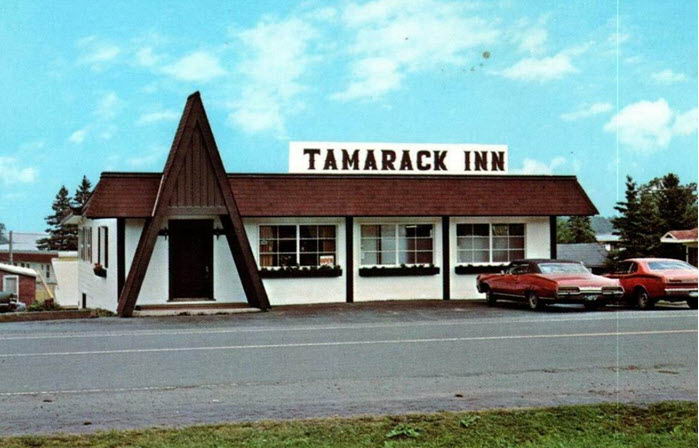 Tamarack Inn Restaurant - 1970S Postcard (newer photo)
